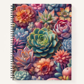 Carnet Succulents Deluxe