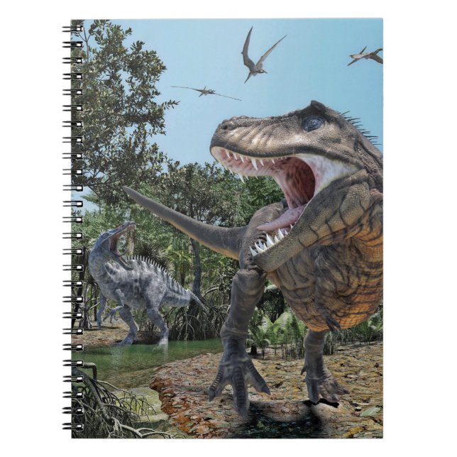 Carnet Suchomimus et confrontation de Rex de (Devant)