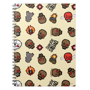 Carnet Suicide Squad   Deadshot Emoji Pattern
