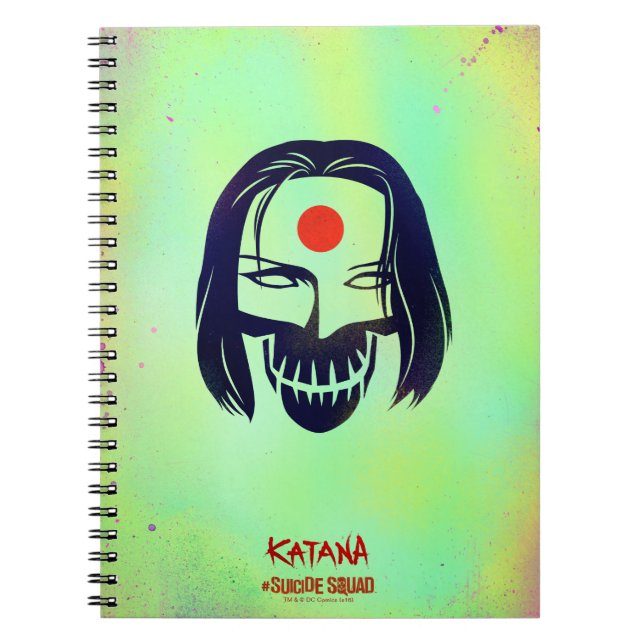 Carnet Suicide Squad | Katana Head Icon (Devant)