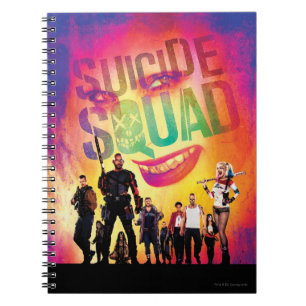 Carnet Suicide Squad Orange Joker & Squad Movie Poster