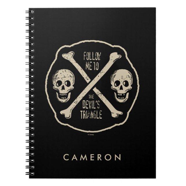 Carnet Suivez-moi jusqu'au triangle du diable (Devant)