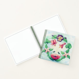 Carnet Summery Garden Bouquet–Floral Watercolor Notebook