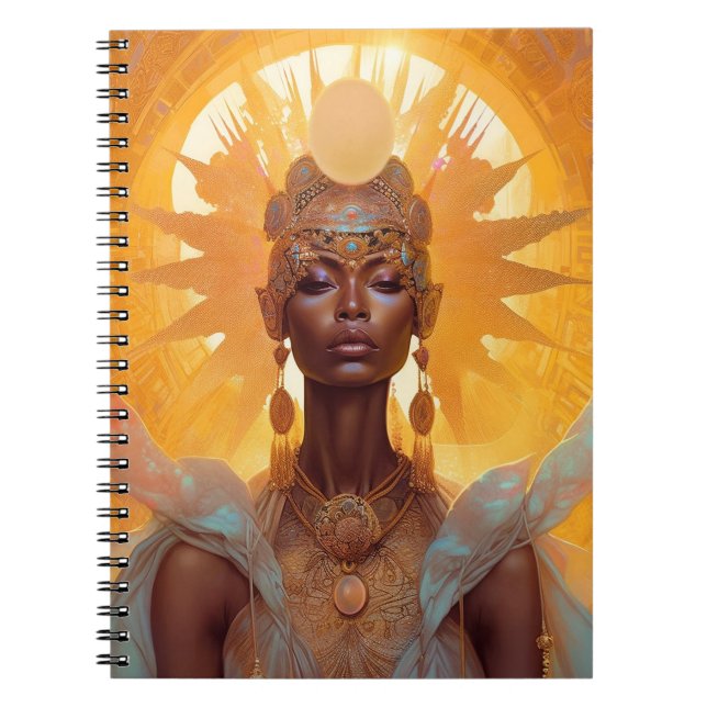 Carnet Sun Goddess Imaginaire Art (Devant)