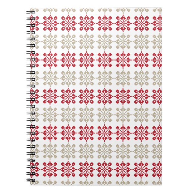 Carnet SUN traditionnel letton motif géométrique VI (Devant)