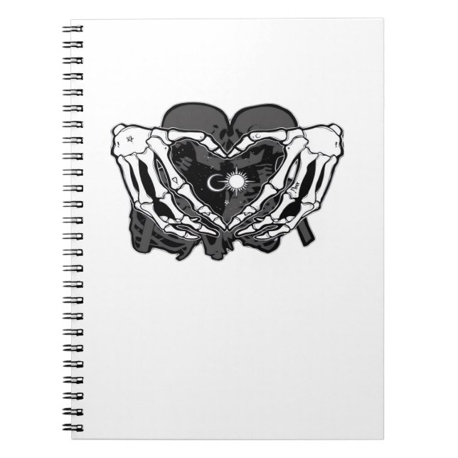 Carnet Sunand~1 - Squelette Mains Coeurs (Devant)