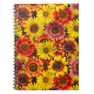 Carnet Sunflowers Motif sans couture