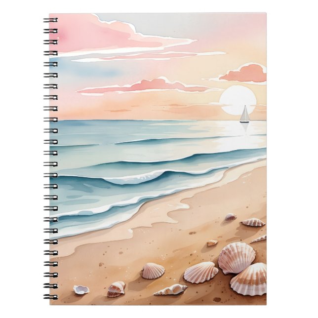 Carnet Sunrise Beach Serenity (Devant)