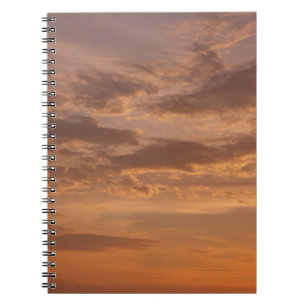 Carnet Sunset Clouds II Pastel Nature Abstraite