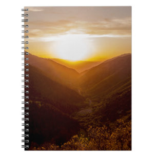 Carnet Sunset Over Mountains