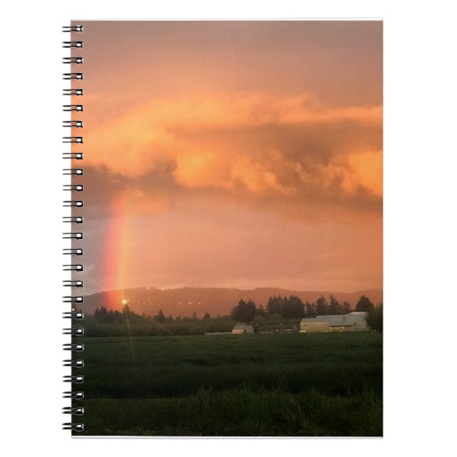 Carnet Sunset Rainbow (Devant)