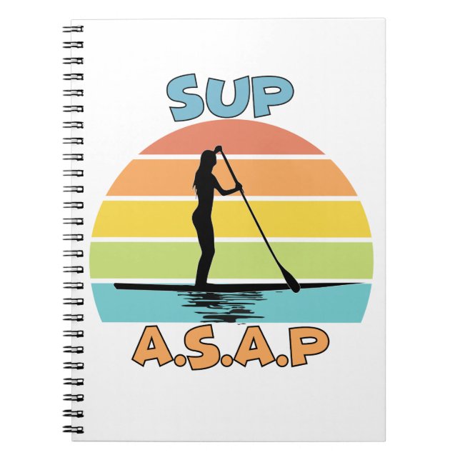 Carnet SUP ASAP Stand Up Paddling (Devant)