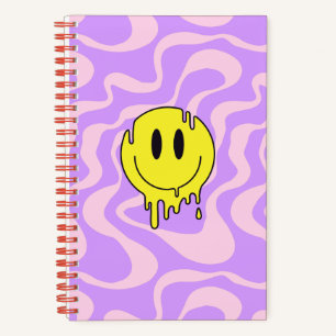 Carnet super à visage souriant Teinture à tarte