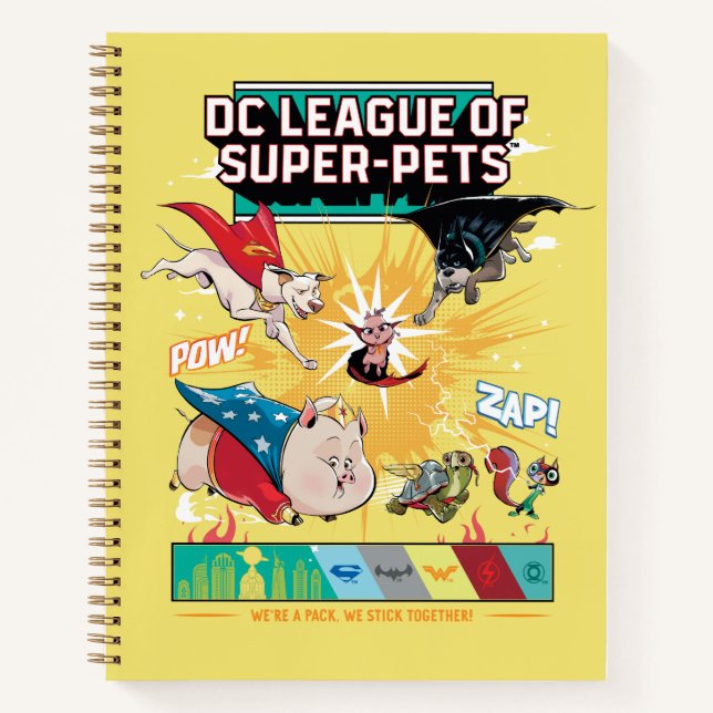 Carnet Super-Animaux : Nous sommes un pack, nous nous bat (Devant)