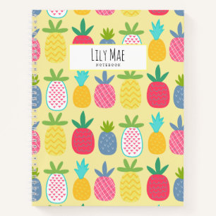 Carnet Super Cute Lemon Pineapple à motif personnalisé