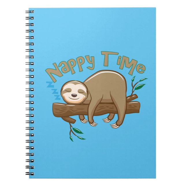 Carnet Super Delighful Baby Sloth (Devant)