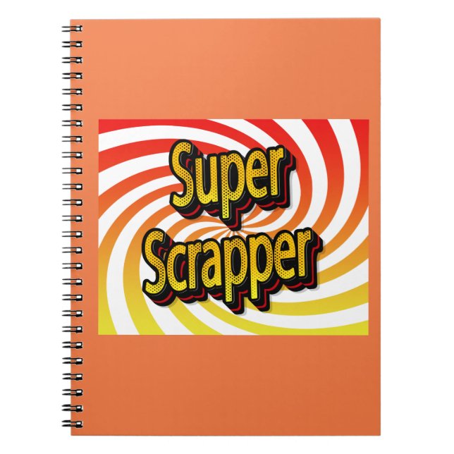 Carnet "Super Scrapper" (Devant)