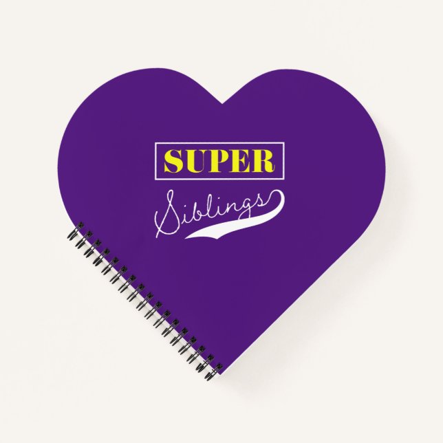Carnet Super sibling (Devant)