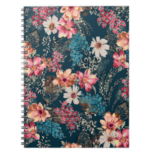 Carnet Superbe couleur d'eau abstraite coloré fl