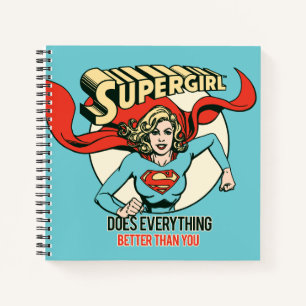 Carnet Supergirl fait tout mieux que toi