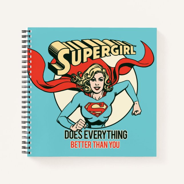 Carnet Supergirl fait tout mieux que toi (Devant)