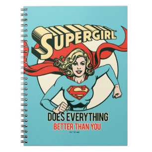 Carnet Supergirl fait tout mieux que toi
