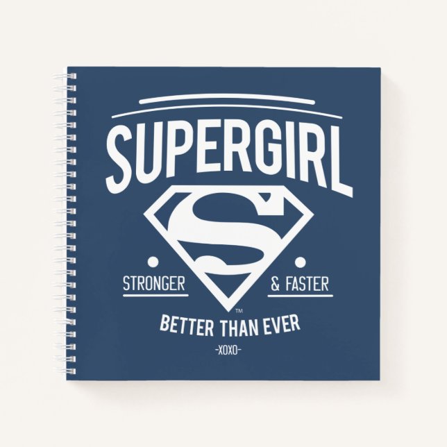Carnet Supergirl mieux que jamais Retro Graphic (Devant)