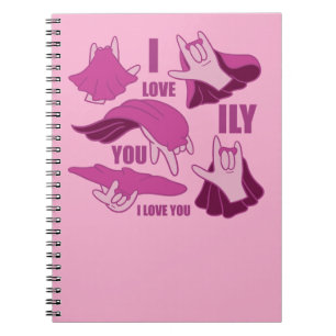 Carnet Superhero ILY - ASL Design