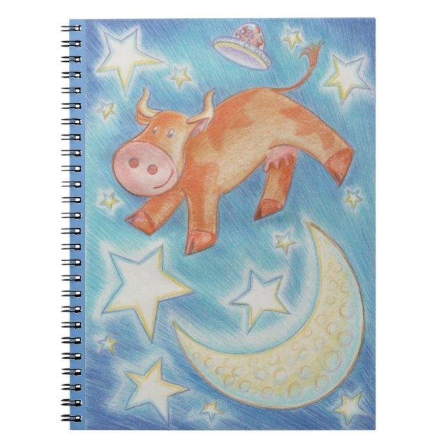 Carnet Sur le bloc-notes Lune (Devant)