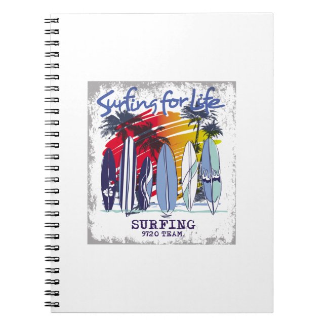 Carnet surf à vie (Devant)