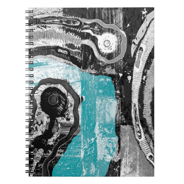 Carnet Surface Current – Abstract Flow & Structure Spiral (Devant)