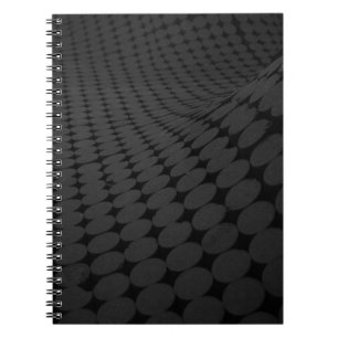 Carnet Surface pointillée noire et grise