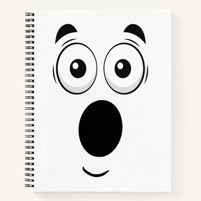 Carnet Surprised Face Notebook (Devant)