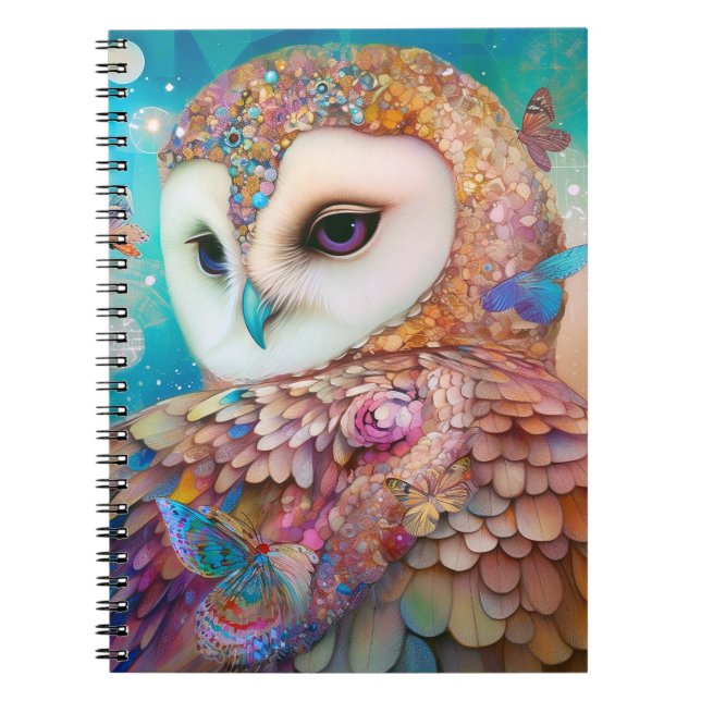 Carnet Surreal Owl Imaginaire Art (Devant)