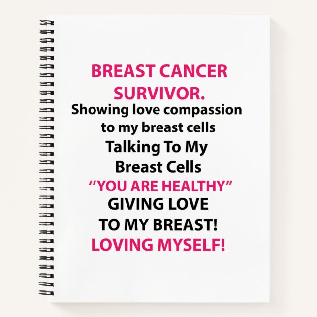 Carnet Survivant du cancer du sein (Devant)