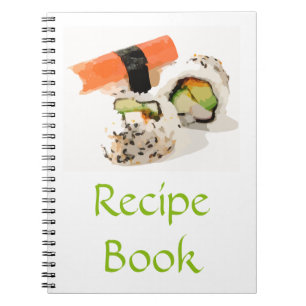 Carnet Sushi Asiatique Japonais recette de nourriture liv