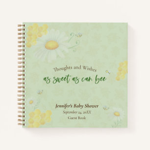 Carnet Sweet As Can Bee Baby shower Guest Book