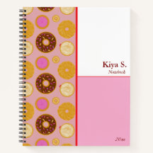 Sweet Donuts Spiral Notebook 