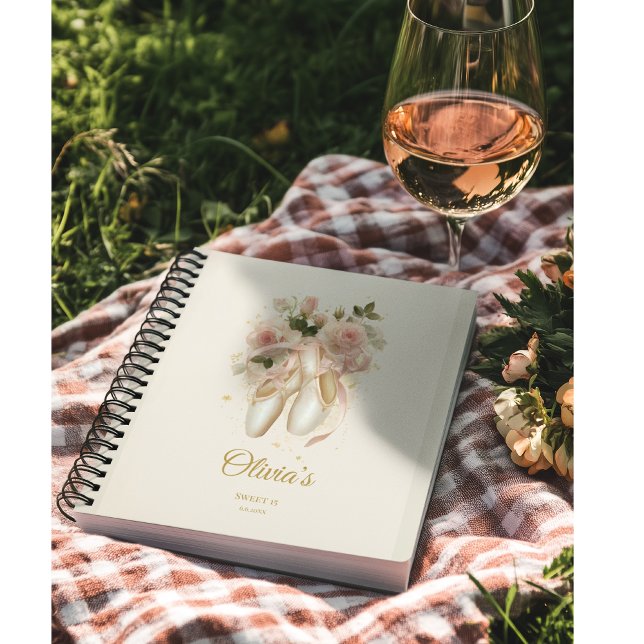 Carnet Sweet Rosé Ballet Soirée, sur mesure (Créateur téléchargé)