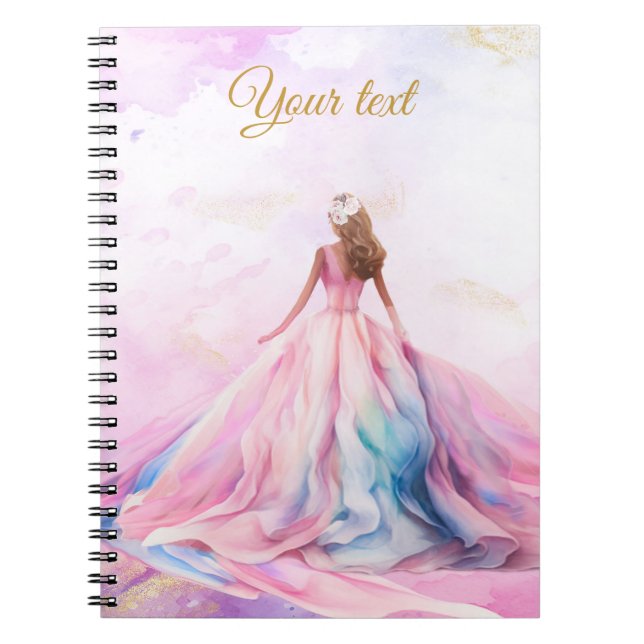Carnet Sweet sixteen rose et or (Devant)