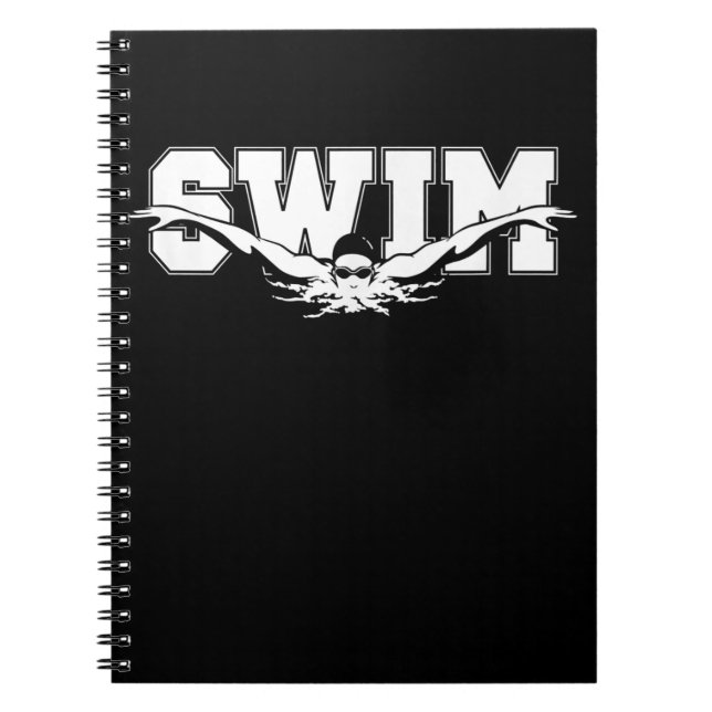 Carnet Swim Swimmers Compétitivité Natation Athlétisme Ca (Devant)