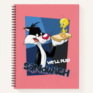 Carnet SYLVESTER™ & TWEETY™ "Nous allons jouer au sandwic