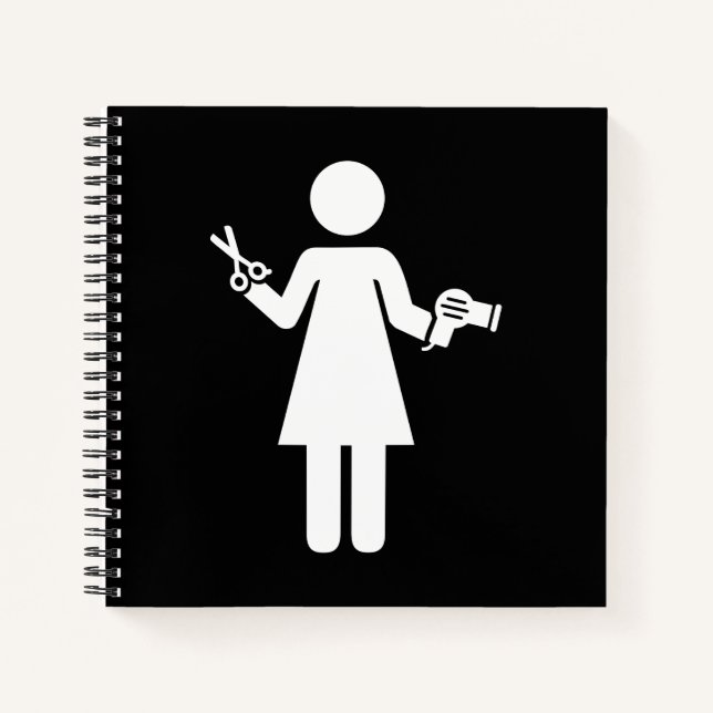 Carnet Symbole coiffeur (Devant)