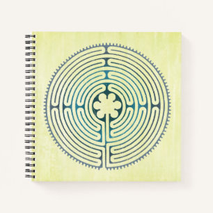 Carnet Symbole de géométrie sacrée - Labyrinthe de Chartr