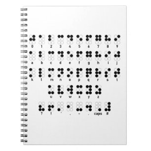 Carnet Symbole de lettres sans visibilité d'alphabet
