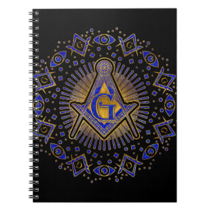 Carnet Symbole franc-maçonnerie Carré et Compass
