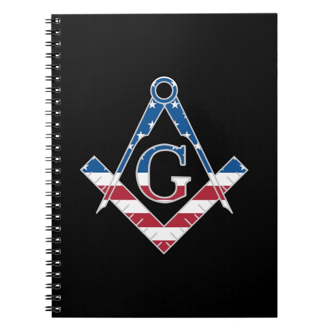 Carnet Symbole freemasonic USA (Devant)