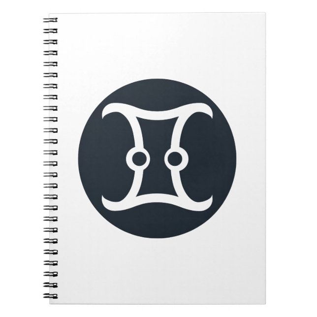 Carnet Symbole Gemini classique (Devant)