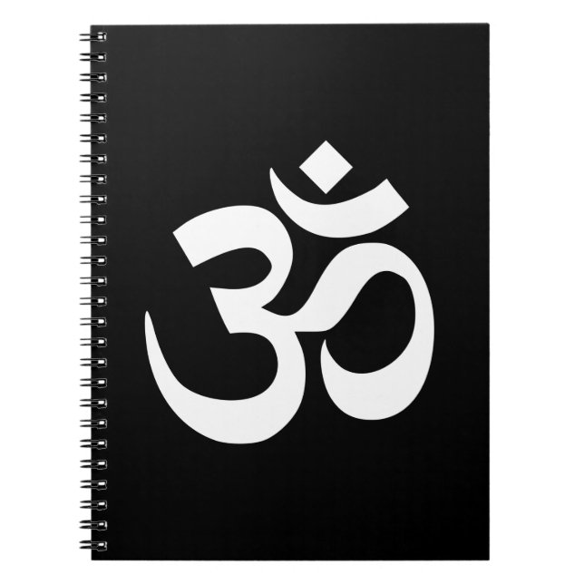 Carnet Symbole noir et blanc (Devant)