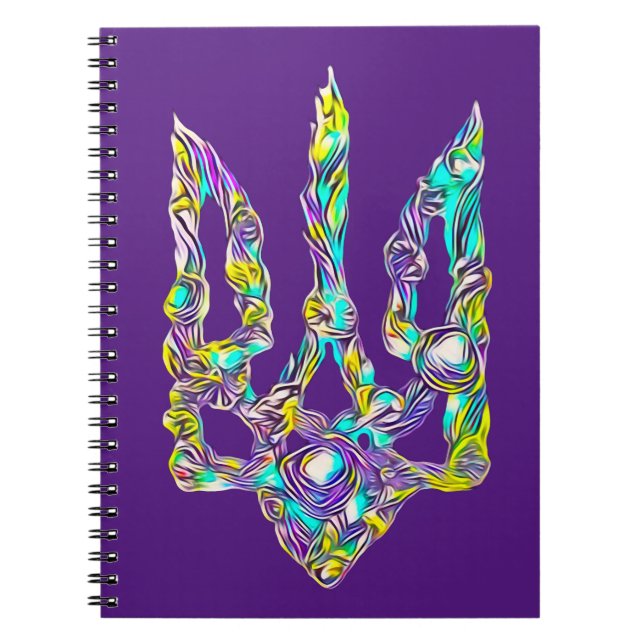 Carnet Symbole ukrainien trident (Devant)
